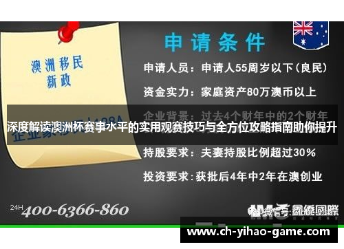 深度解读澳洲杯赛事水平的实用观赛技巧与全方位攻略指南助你提升